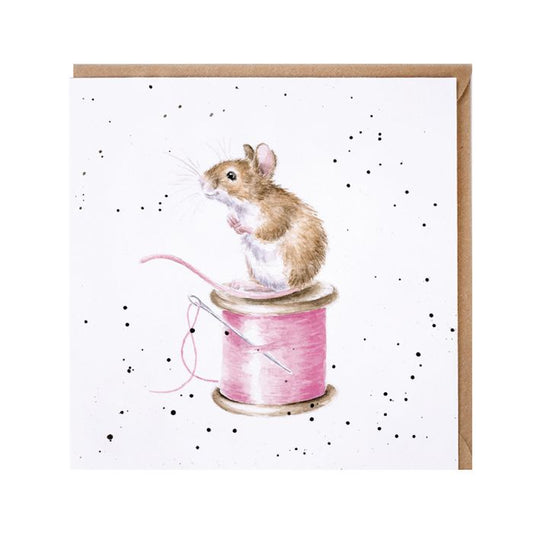 Sew It Begins Mouse Card