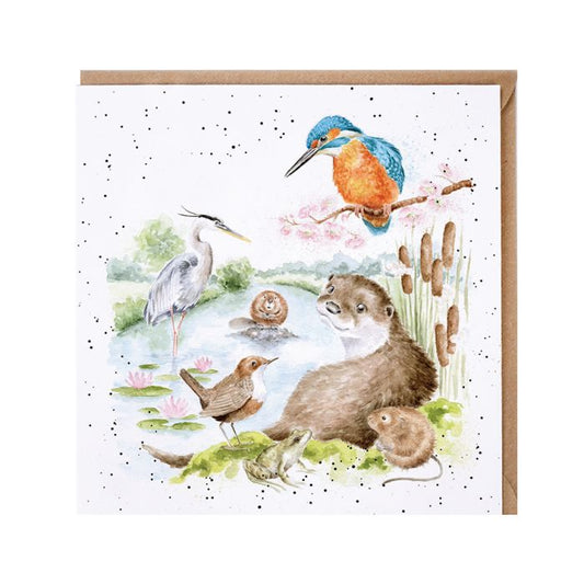The Riverbank Animal Card