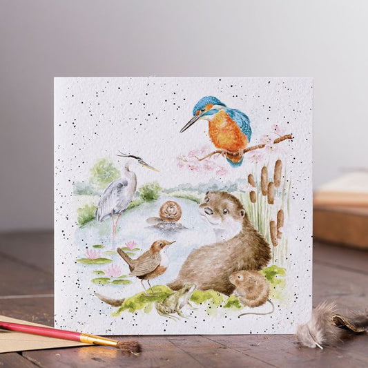 The Riverbank Animal Card