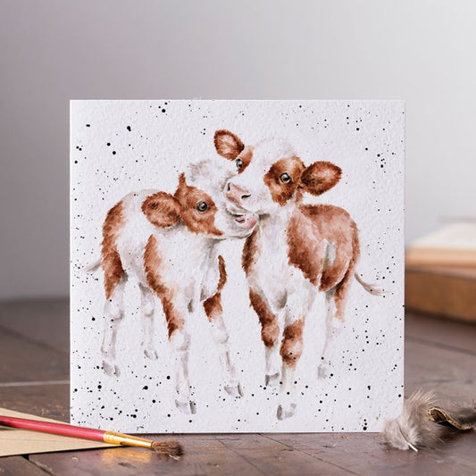 My Best Friend Cow Card