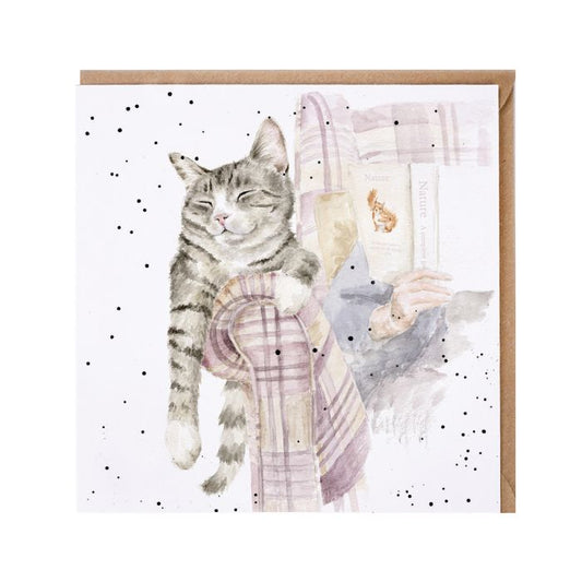 Lazy Sunday Cat Card