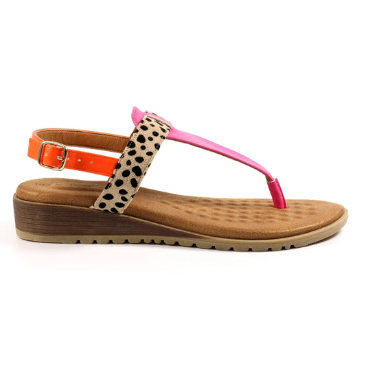 Gina Fuchsia Sandal