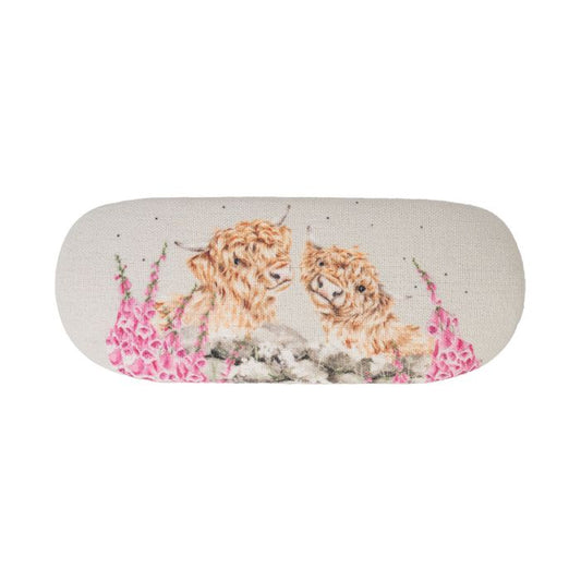 Just For Moo Highland Cow Glasses Case