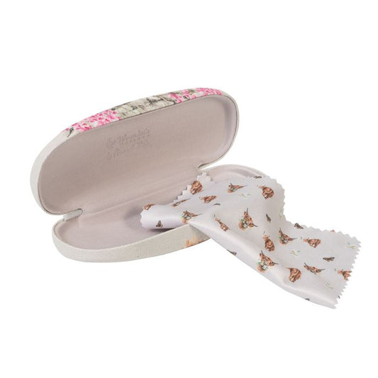 Just For Moo Highland Cow Glasses Case