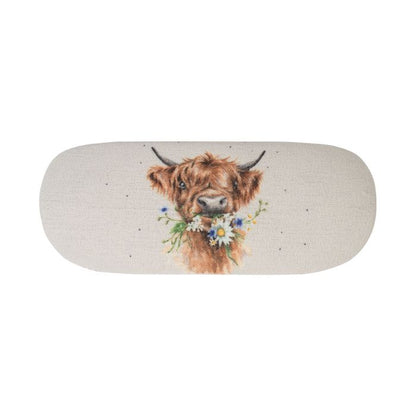 Just For Moo Highland Cow Glasses Case