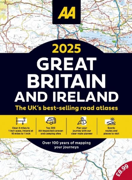 Great Britain & Ireland Road Atlas A3