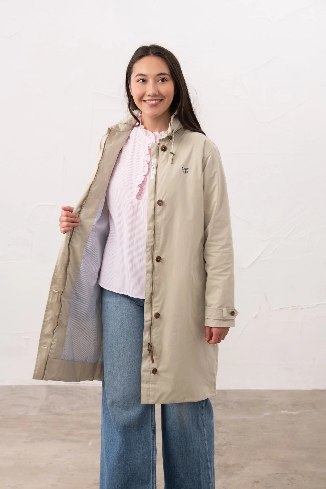 Hallie Coat - Clay