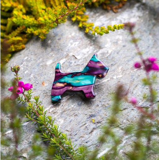 Scottie Dog Brooch