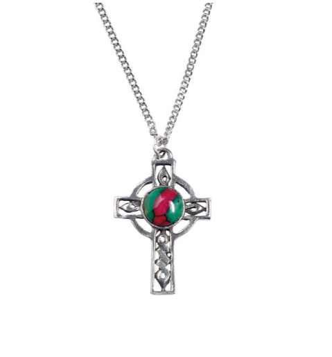 Celtic Cross Pewter Pendant