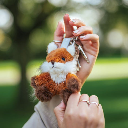 'Autumn' Fox Plush Keyring