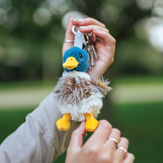 'Webster' Duck Plush Keyring
