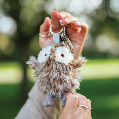 'Elvis' Owl Plush Character Keyring