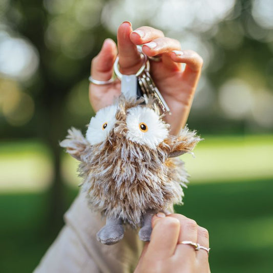 'Elvis' Owl Plush Character Keyring