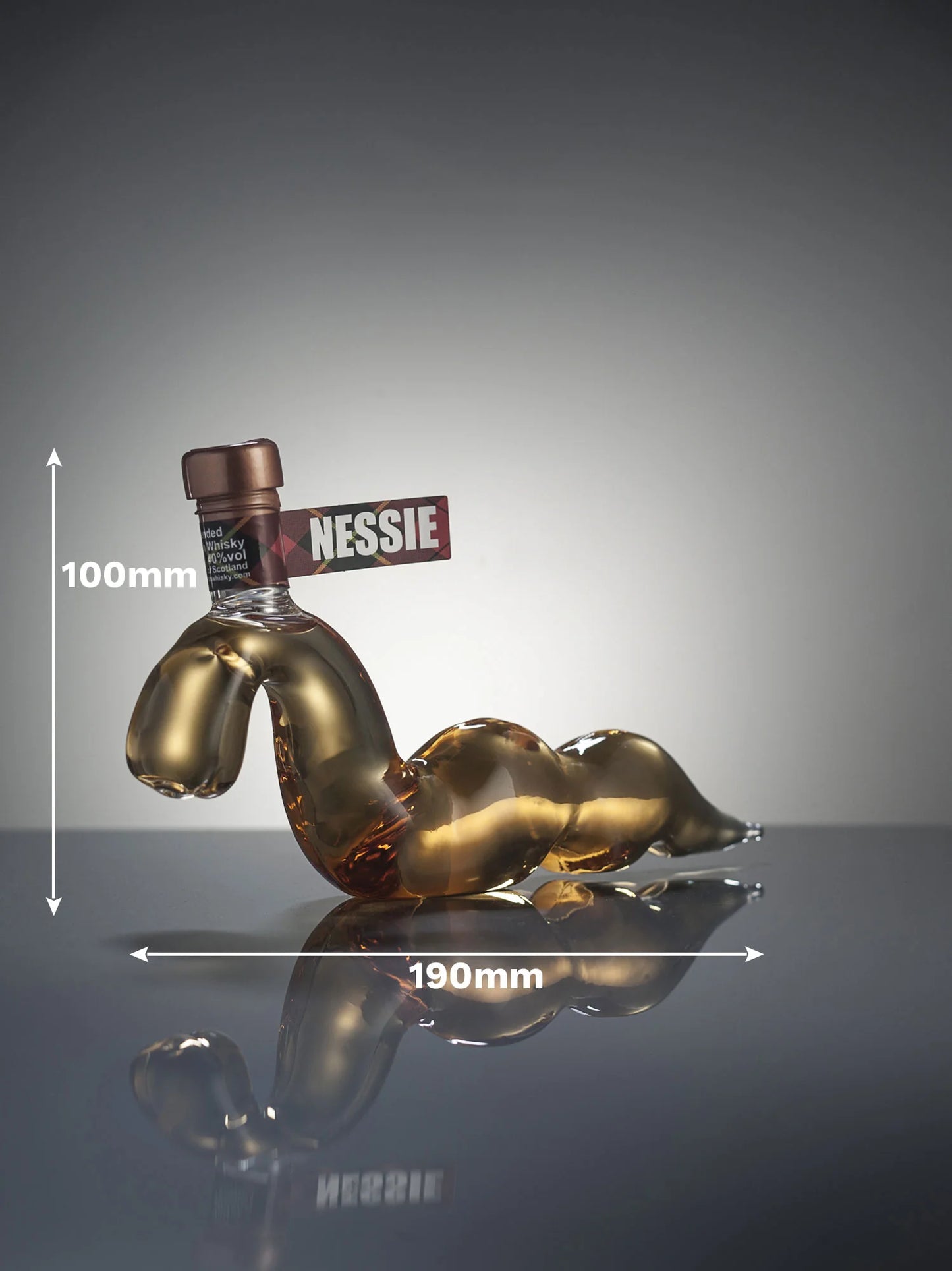 Nessie the Loch Ness Monster Scotch Whisky Refillable Decanter 100ml