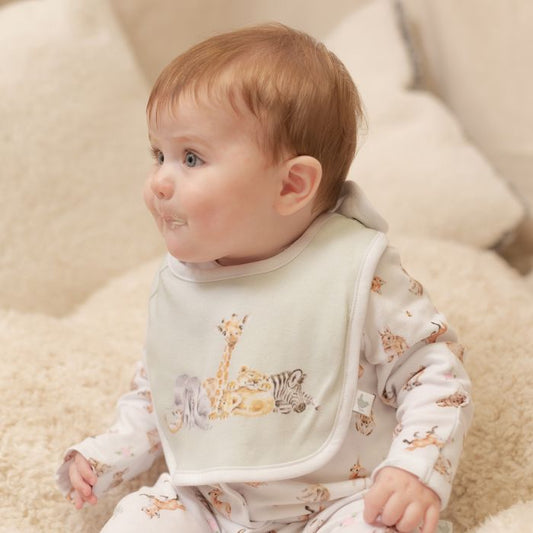 Little Savannah African Animal Bib Gift Set