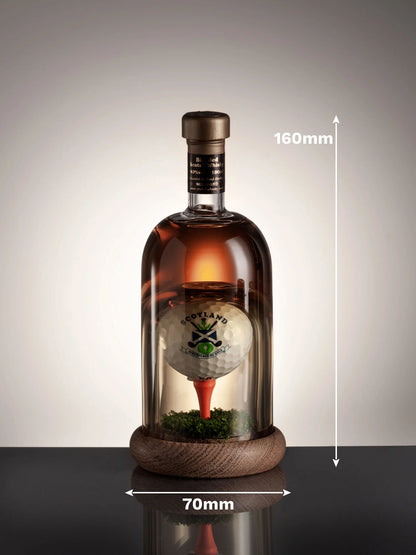 Golf Ball on Tee Mini Refillable Whisky Decanter 100ml