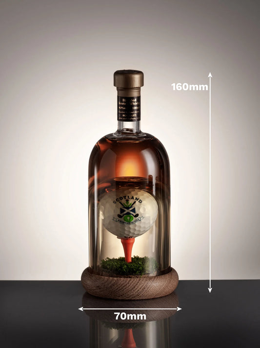 Golf Ball on Tee Mini Refillable Whisky Decanter 100ml