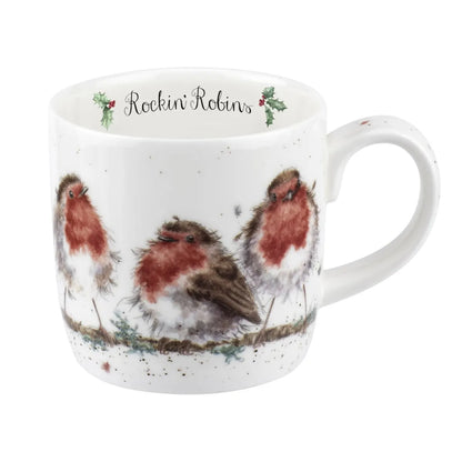 Rockin Robins Fine Bone China Mug
