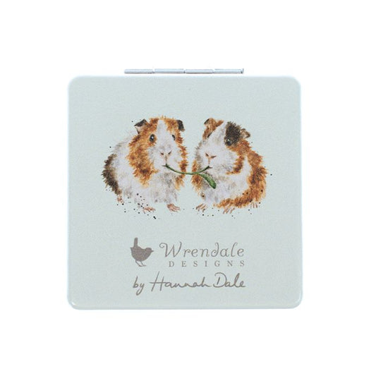 Piggy In The Middle Guinea Pig & Rabbit Compact Mirror