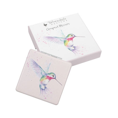 'Wisteria Wishes' Hummingbird Compact Mirror