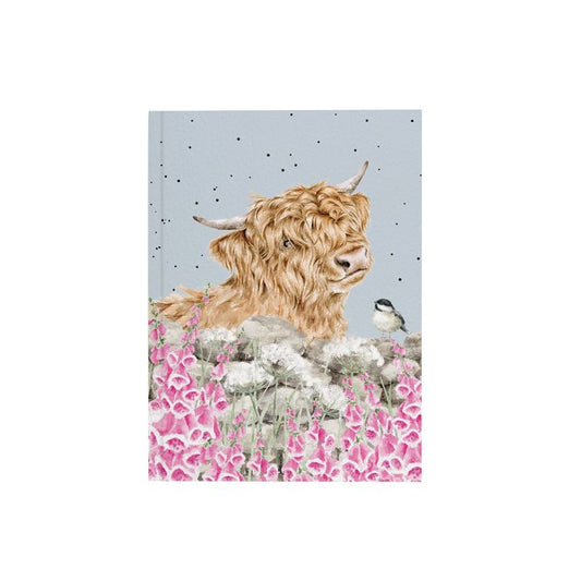 Just For Moo Highland Cow A6 Notebook