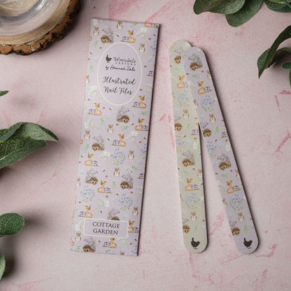 'Cottage Garden' Hedgehog and Wren Nail File Set