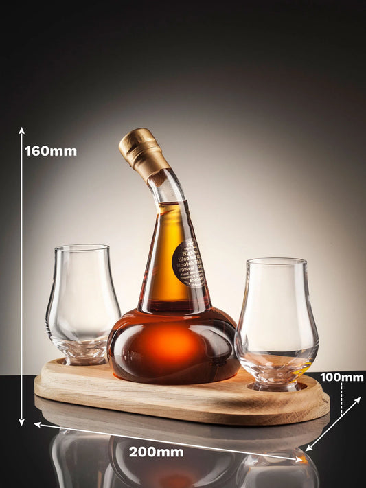 Mini Pot Still Whisky Refillable Decanter & 2 Glasses 200ml