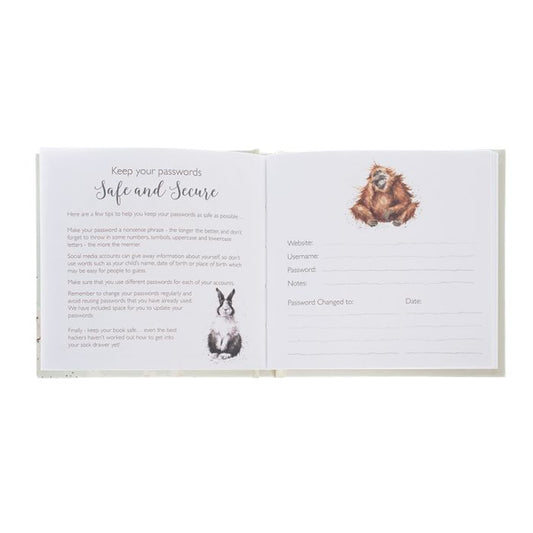 New Beginnings Hedgehog Password Book