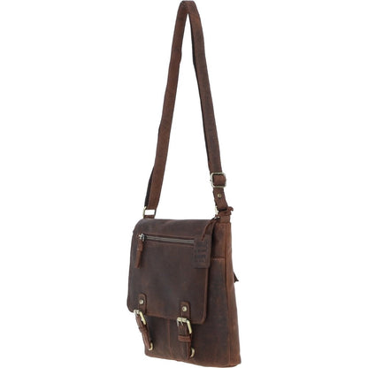 Rustic Charm Leather Handbag Mud/brown: Cheltenham