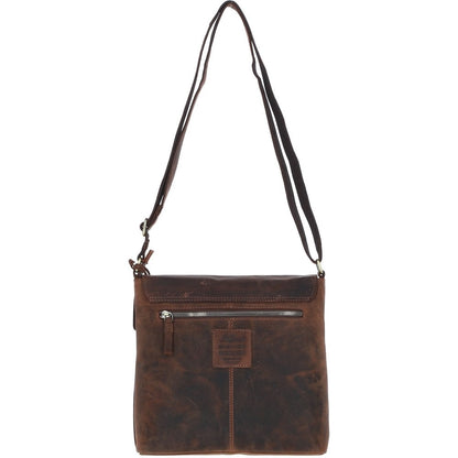 Rustic Charm Leather Handbag Mud/brown: Cheltenham