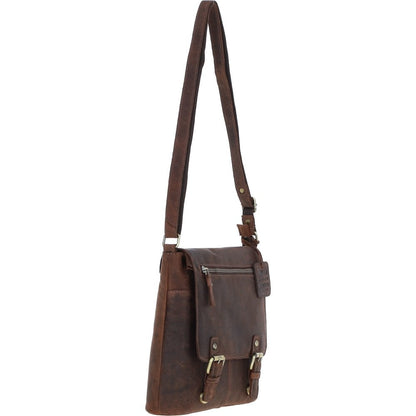 Rustic Charm Leather Handbag Mud/brown: Cheltenham