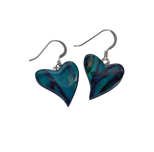 Quirky Heart Heather Earrings
