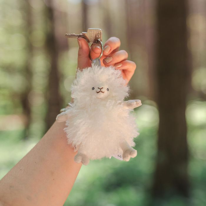 'Beryl' Sheep Plush Keyring