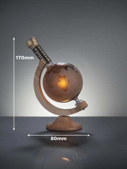 Mini World Globe Refillable Whisky Decanter 200ml