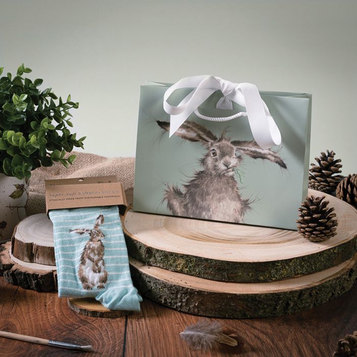 'Hare and the Bee' Hare Socks