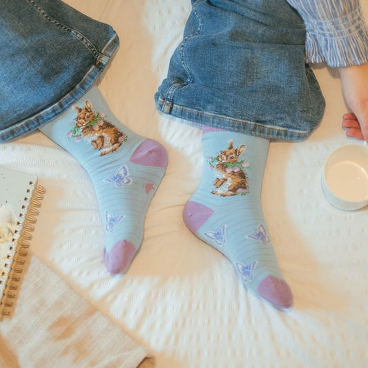 Head Clover Heels Rabbit Socks