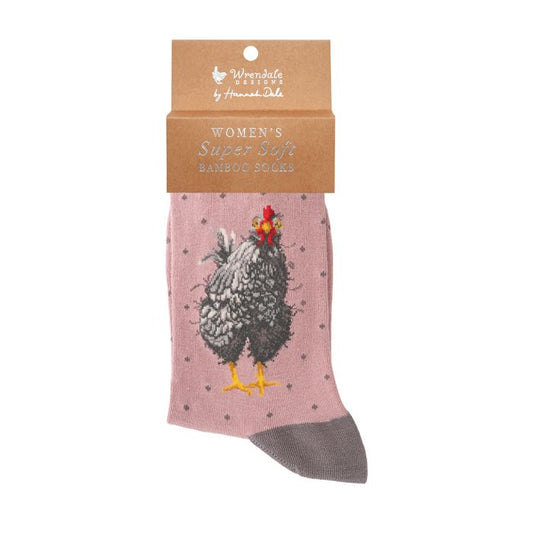 'Curious Hen' Chicken Socks