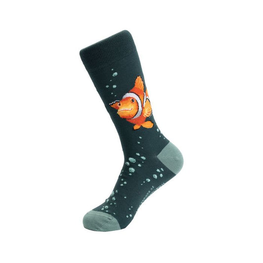 'Clowning Around' Fish Men's Socks