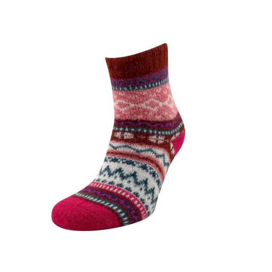 Heritage Traditions X Triptoes Fairisle Socks UK 2-5 - Pink