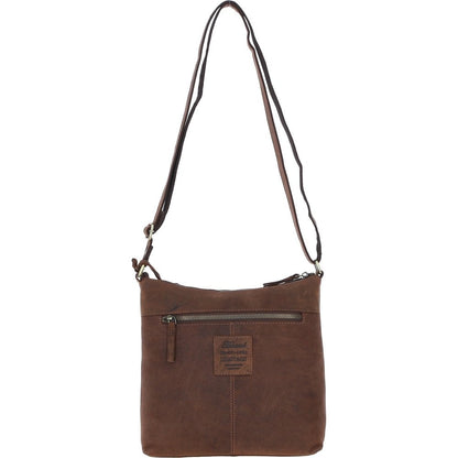 Vintage Equestrian Leather Handbag Mud/brown: Worcester