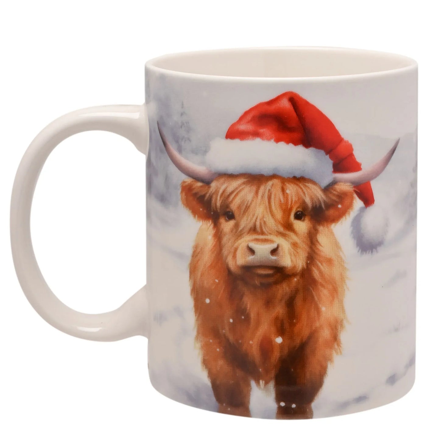 Christmas Highland Cow Mug