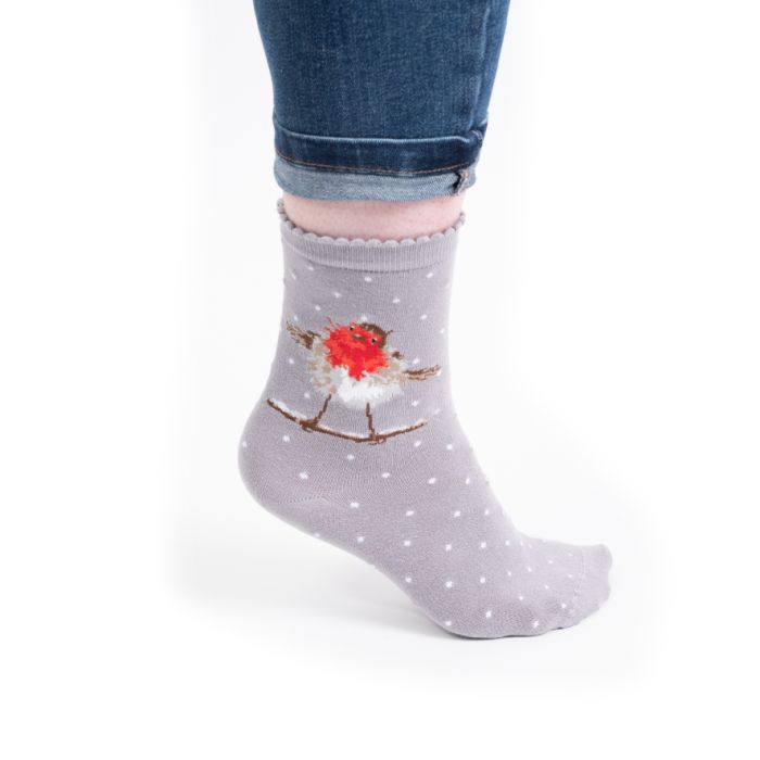 'Jolly Robin' Robin Socks