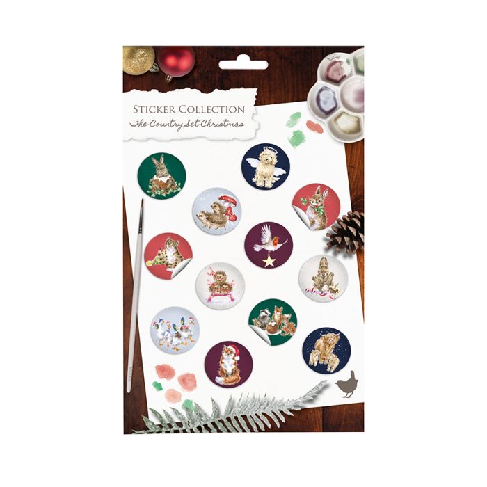 'The Country Set Christmas' Country Animal Stickers