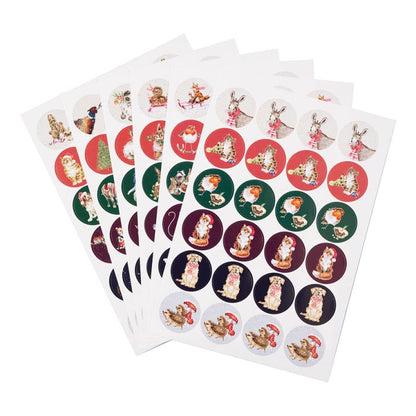 'The Country Set Christmas' Country Animal Stickers
